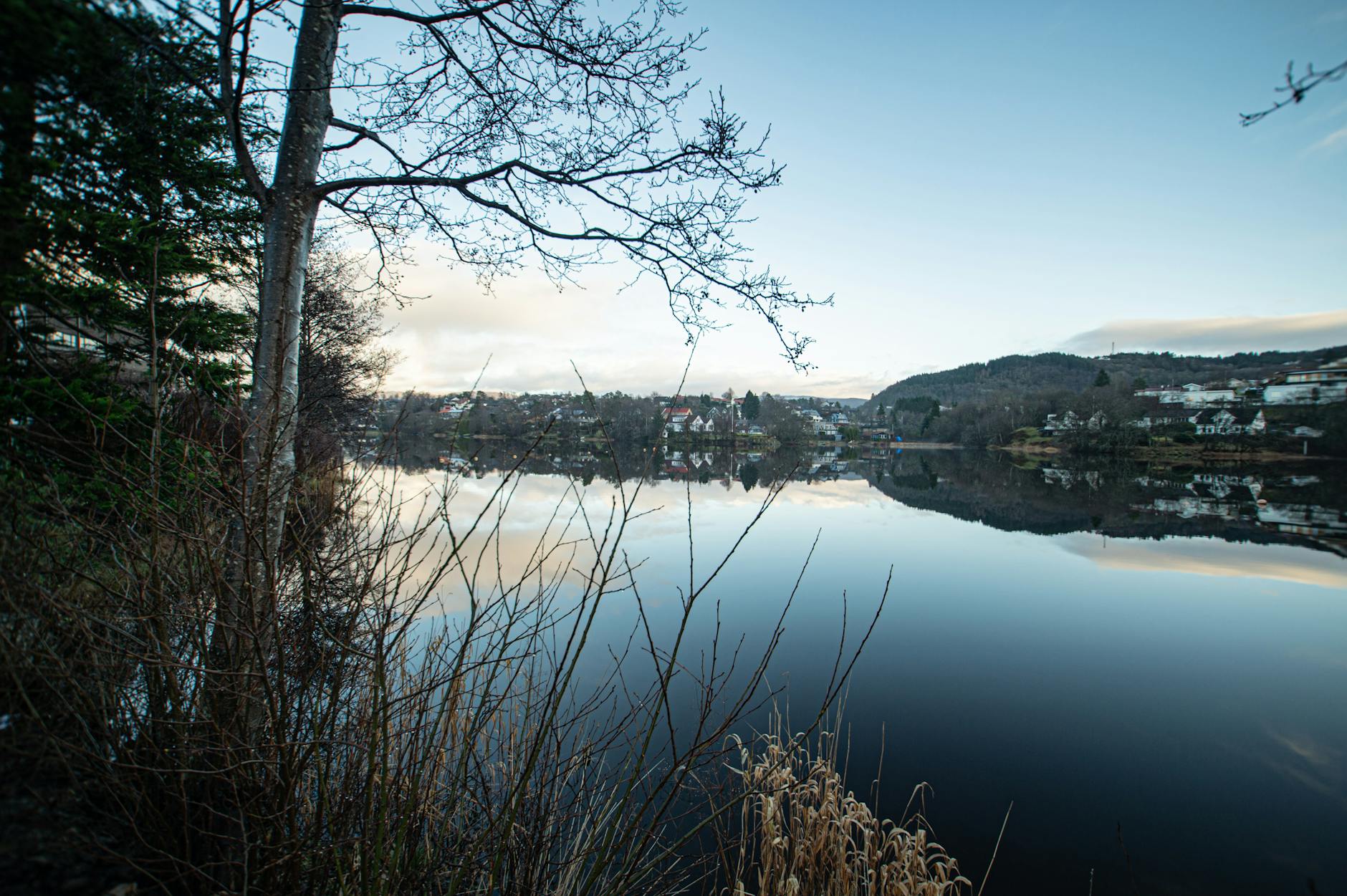 Saunahäuschen im Winter